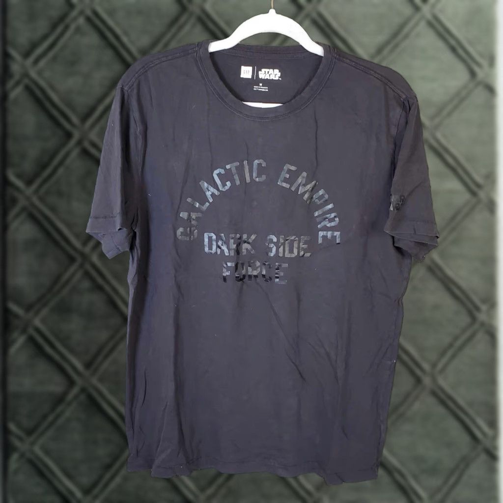 Gap GAP Star Wars Galactic Empire Dark Side Force T-Shirt Mens Size M Black Logo Size US M / EU 48-50 / 2 - 1 Thumbnail