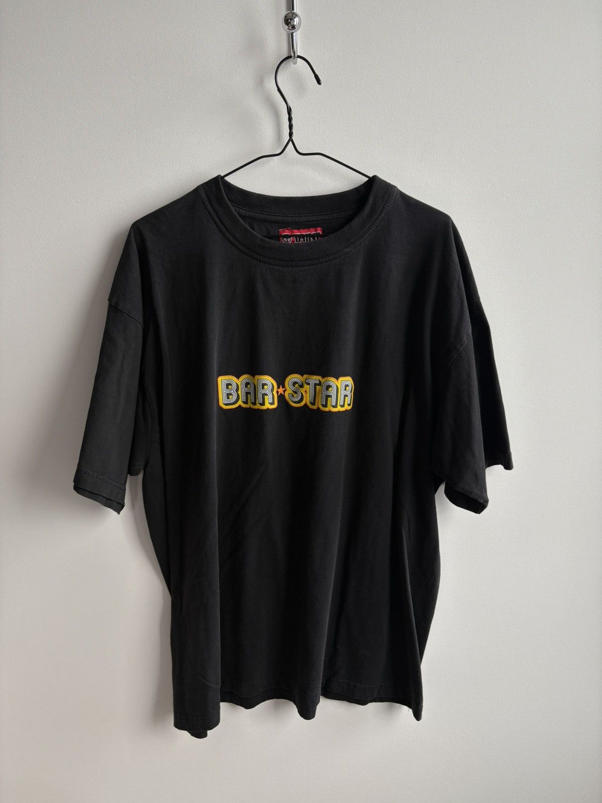 Other Vintage Bar Star Taint Faded Black T-shirt Streetwear Baggy Size US XL / EU 56 / 4 - 1 Thumbnail