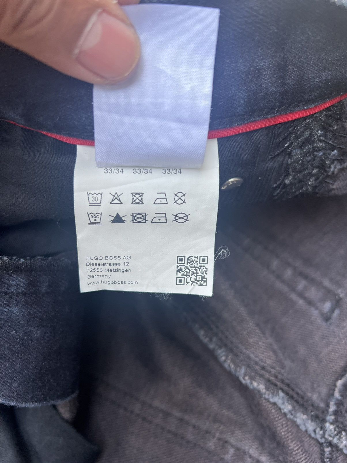 Hugo Boss RARE HUGO BOSS DENIM JEANS Size US 33 - 12 Thumbnail
