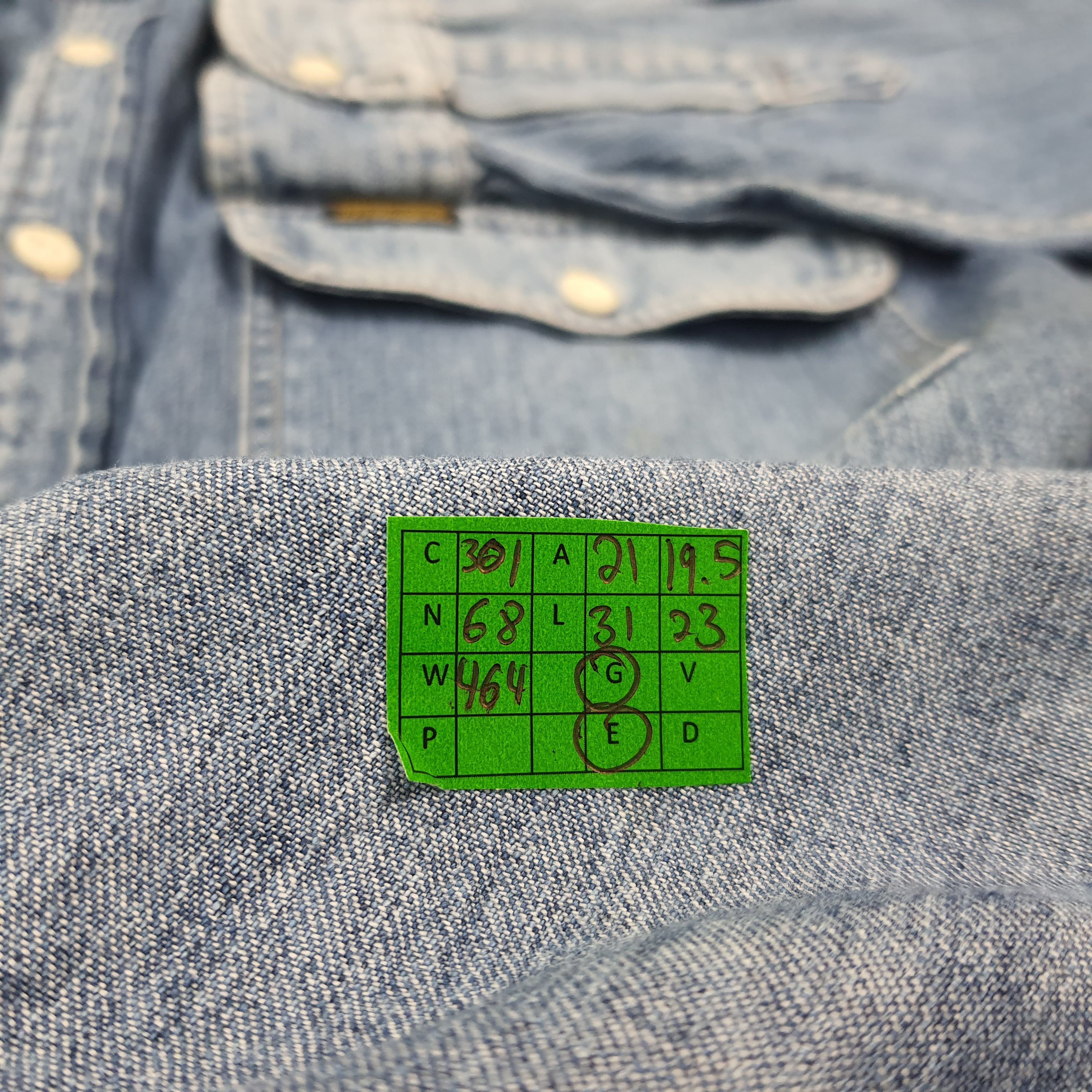 Wrangler Vintage Wrangler Denim Button Up Shirt C301N68 Size US M / EU 48-50 / 2 - 9 Thumbnail
