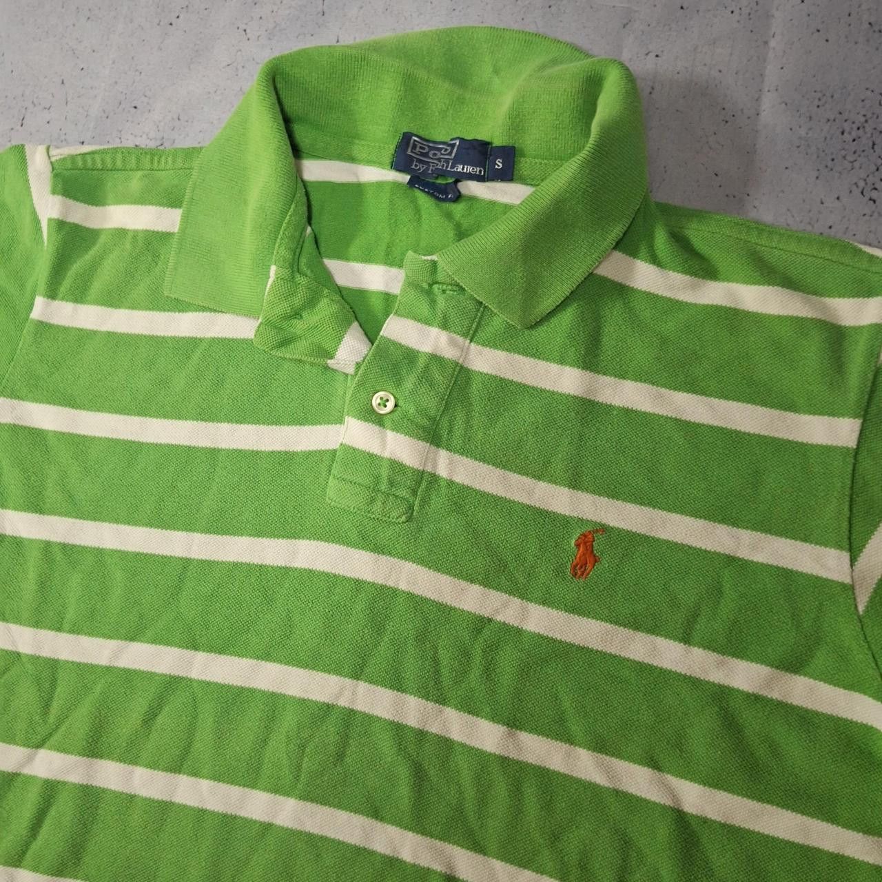 Polo Ralph Lauren Green and white striped Polo Ralph Lauren polo shirt #preppy Size US S / EU 44-46 / 1 - 2 Thumbnail