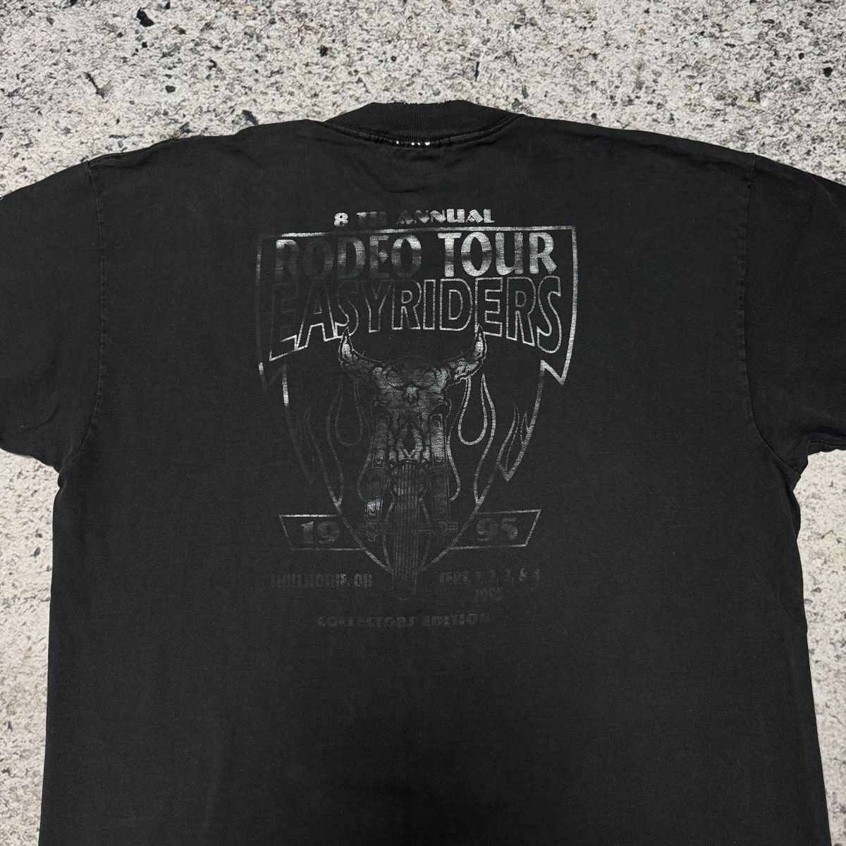 Harley Davidson 90s Easyriders Faded Thrashed Panhead Alley Tee ERD Chrome Size US L / EU 52-54 / 3 - 5 Thumbnail