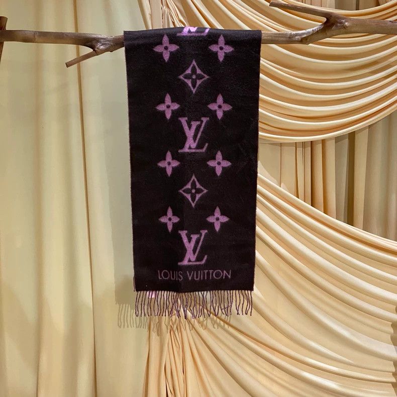 Louis Vuitton Louis Vuitton Purple and purple presbyopic double-faced ca Size ONE SIZE - 1 Thumbnail