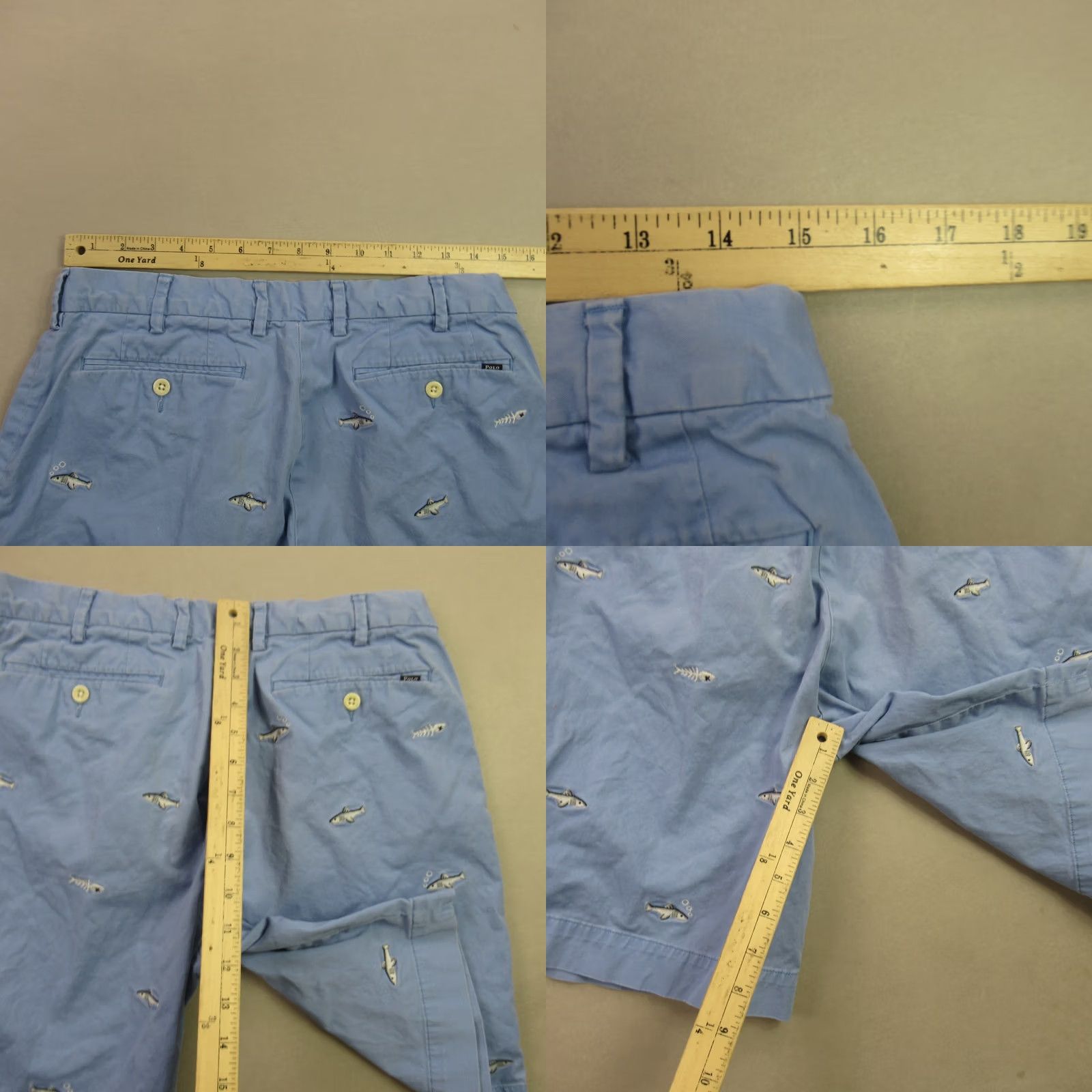 Polo Ralph Lauren Polo Ralph Lauren Shorts Mens 32 Chino Classic Fit Outdoors Stretch Blue Size US XS / EU 42 / 0 - 8 Thumbnail