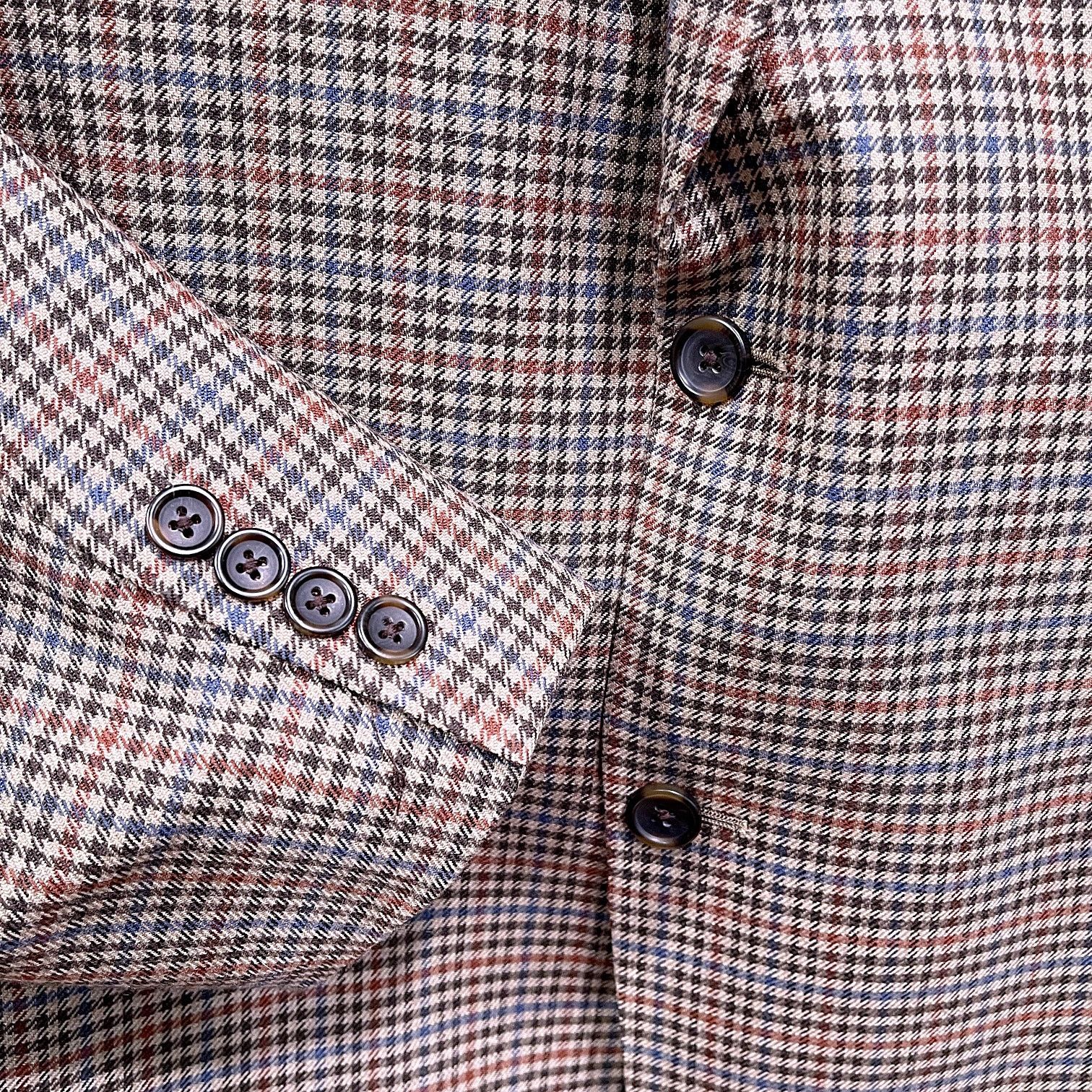 Savile Row Saville Row Wool Tweed Sport Coat Brown Mens 46R Size 46R - 3 Thumbnail