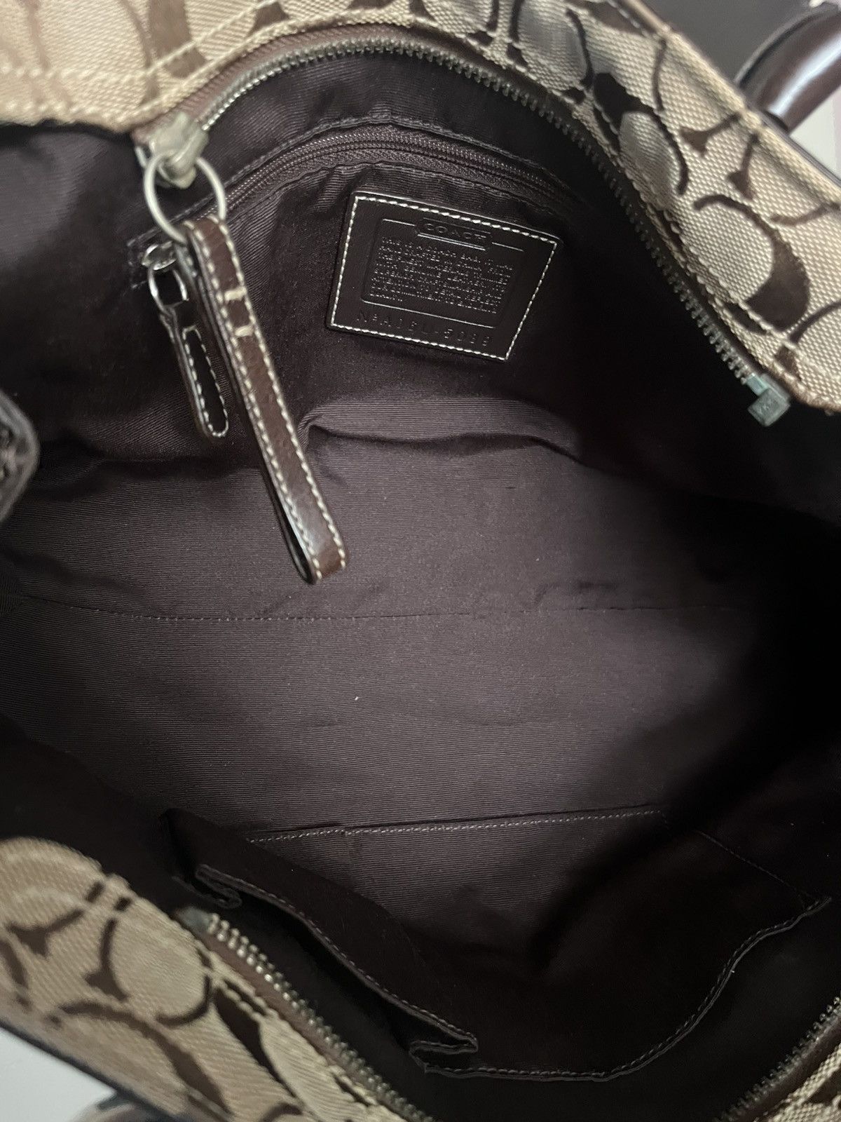 Coach Coach Brown Jacquard Signature Size ONE SIZE - 6 Thumbnail
