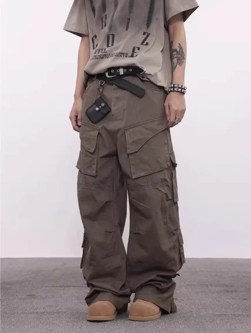 Japanese Brand Vintage Zipper Leg Cargo Heavy Pants Trousers Size US 32 / EU 48 - 1 Thumbnail