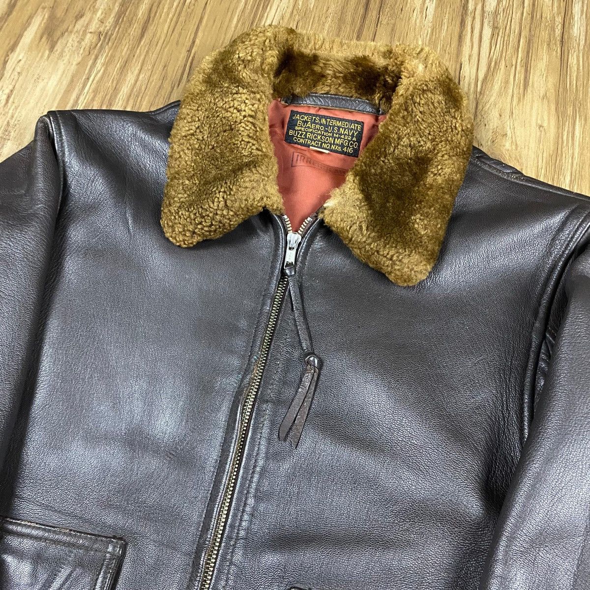 Genuine Leather Buzzrickson leather jacket Size US XXS / EU 40 - 3 Thumbnail