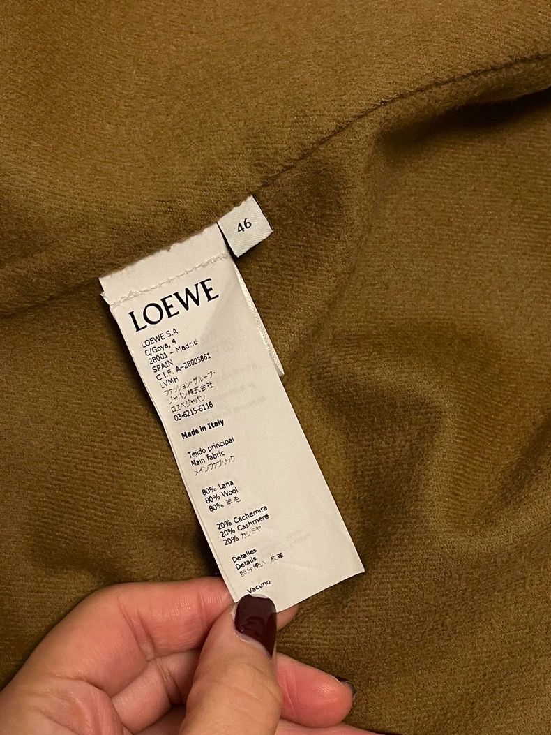 Loewe LOEWE size 46 Men's wool coat Size US S / EU 44-46 / 1 - 4 Thumbnail