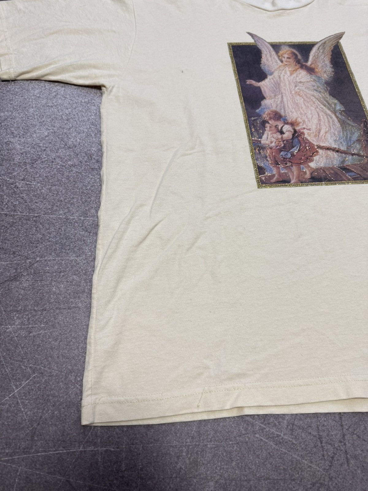 Vintage Vintage Guardian Angel T Shirt Made in USA Tee y2k Jesus Size US XXL / EU 58 / 5 - 4 Thumbnail