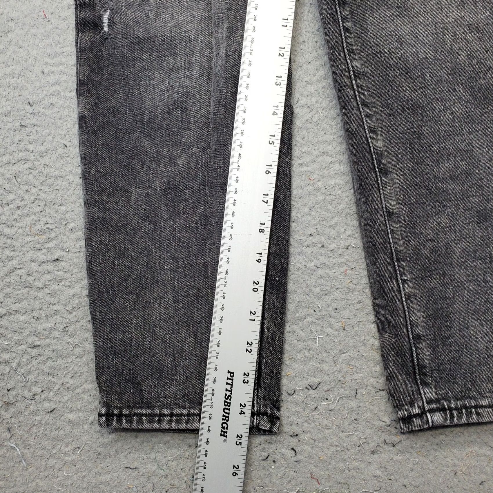 Old Navy Old Navy Jeans Womens 10 Black Denim Secret Slim Pockets High Rise OG Straight Jeans Womens 10 Black Denim Slim Straight Size 32" / US 10 / IT 46 - 4 Thumbnail