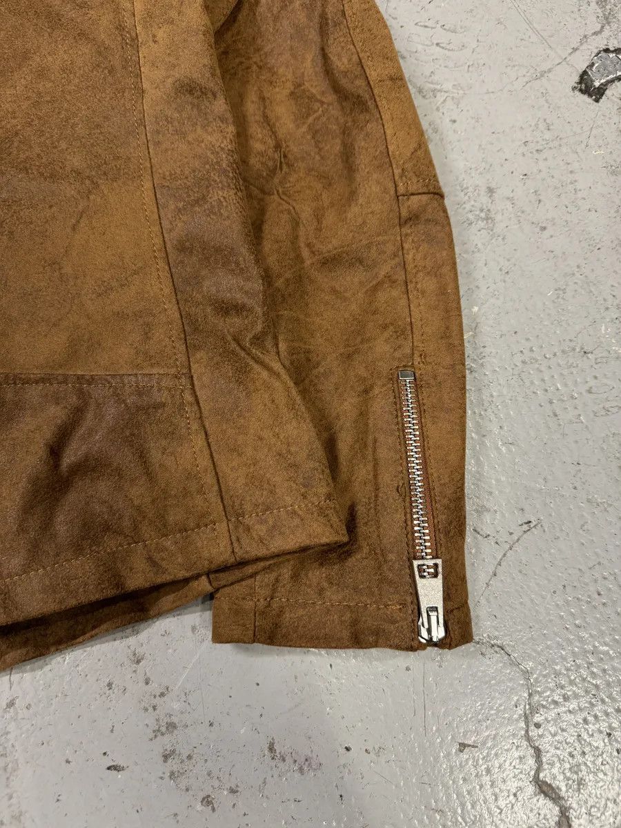 Imperial 2000s Imperial Biker Raw Brown Leather Jacket Size US M / EU 48-50 / 2 - 6 Thumbnail