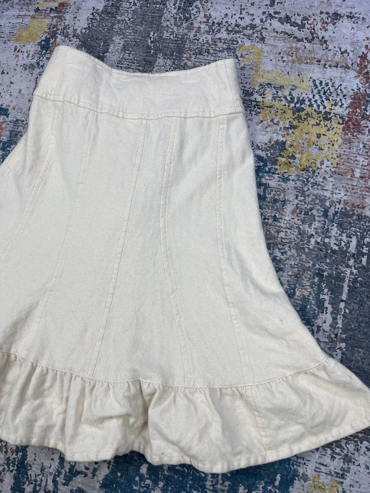 Tricot Comme des Garcons AD 2009 Tricot Comme Des Garcons Crepe Flared Skirt Size 28" / US 6 / IT 42 - 7 Thumbnail