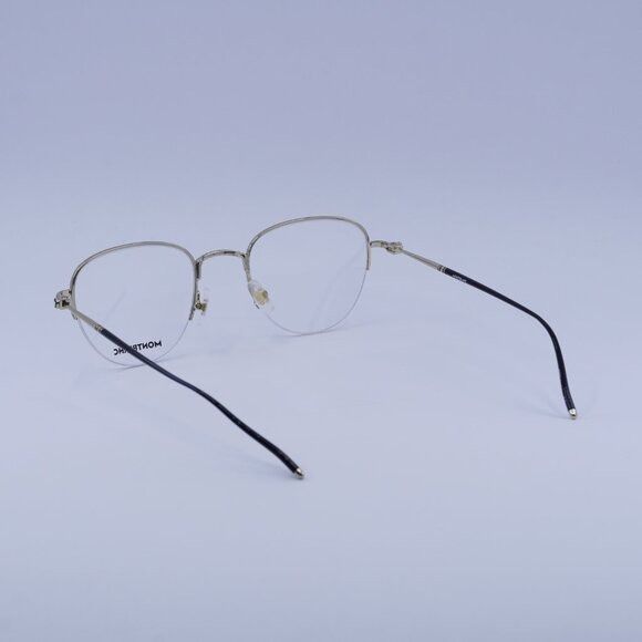 Montblanc Montblanc MB0129O 004 Eyeglasses Gold 52mm Aviator Frame Size ONE SIZE - 6 Thumbnail