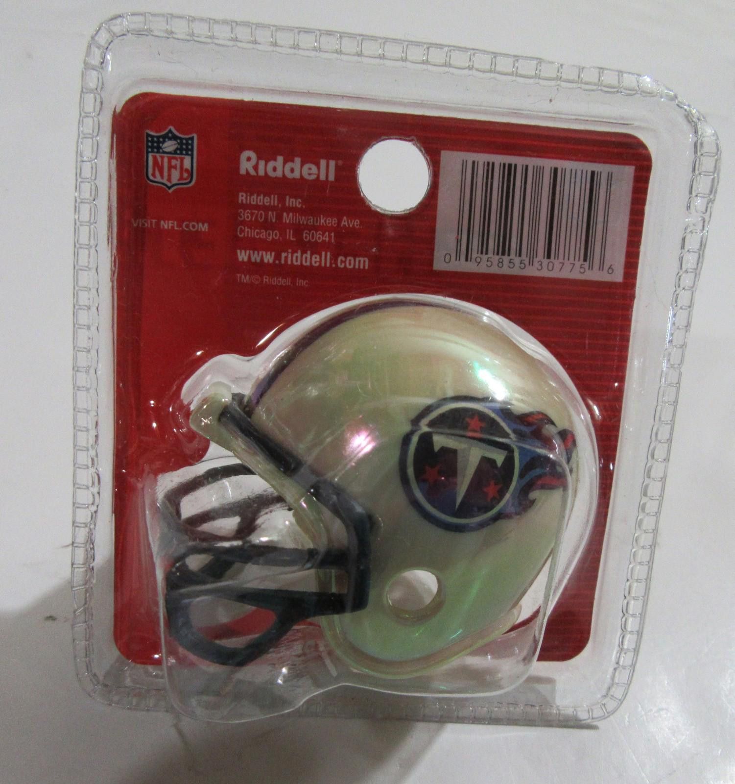 Riddell Riddell Pocket Pro Football Helmet Tennessee Titans Chrome Size ONE SIZE - 2 Thumbnail