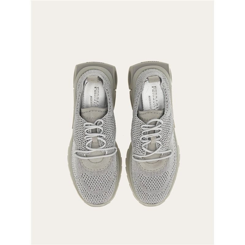 Salvatore Ferragamo o1s1rm0924 Nima Running Low-Top Sneakers in Grey Size US 7.5 / EU 40-41 - 7 Thumbnail