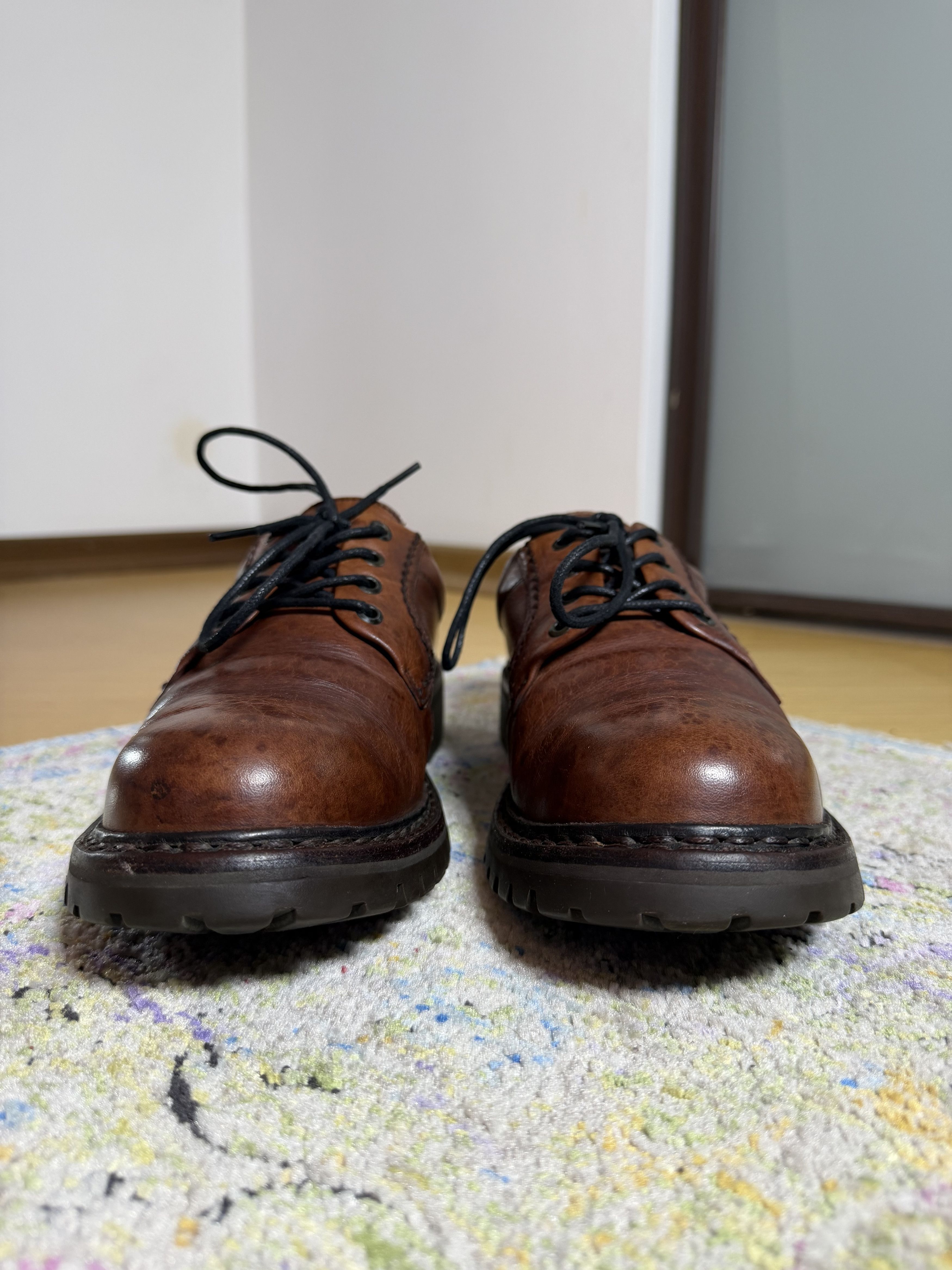Mephisto MEPHISTO EDDY Men's Shoes Dark Brown Leather Smooth Size US 11 / EU 44 - 4 Thumbnail