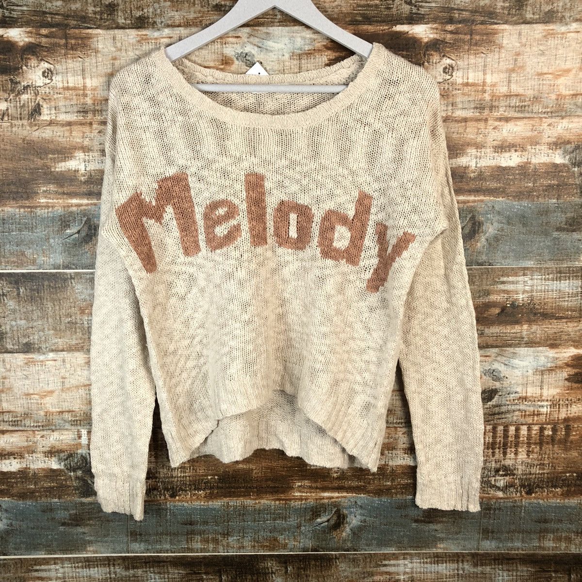 Homespun Knitwear Melody Mouth Vallery Brown Knitwear #A1366 Size M / US 6-8 / IT 42-44 - 3 Thumbnail