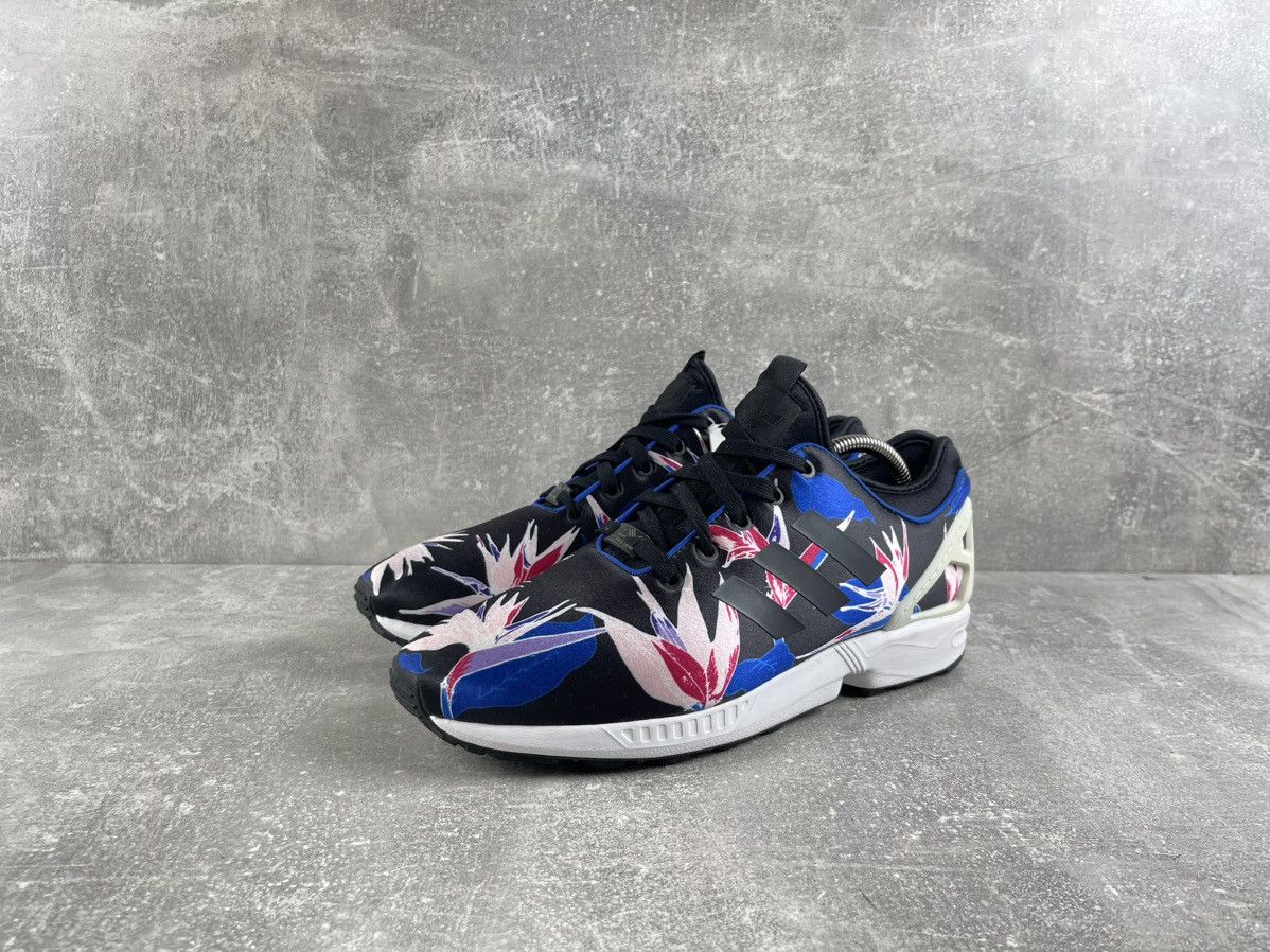Adidas Originals ZX Flux Bird of Paradise Floral Sneakers