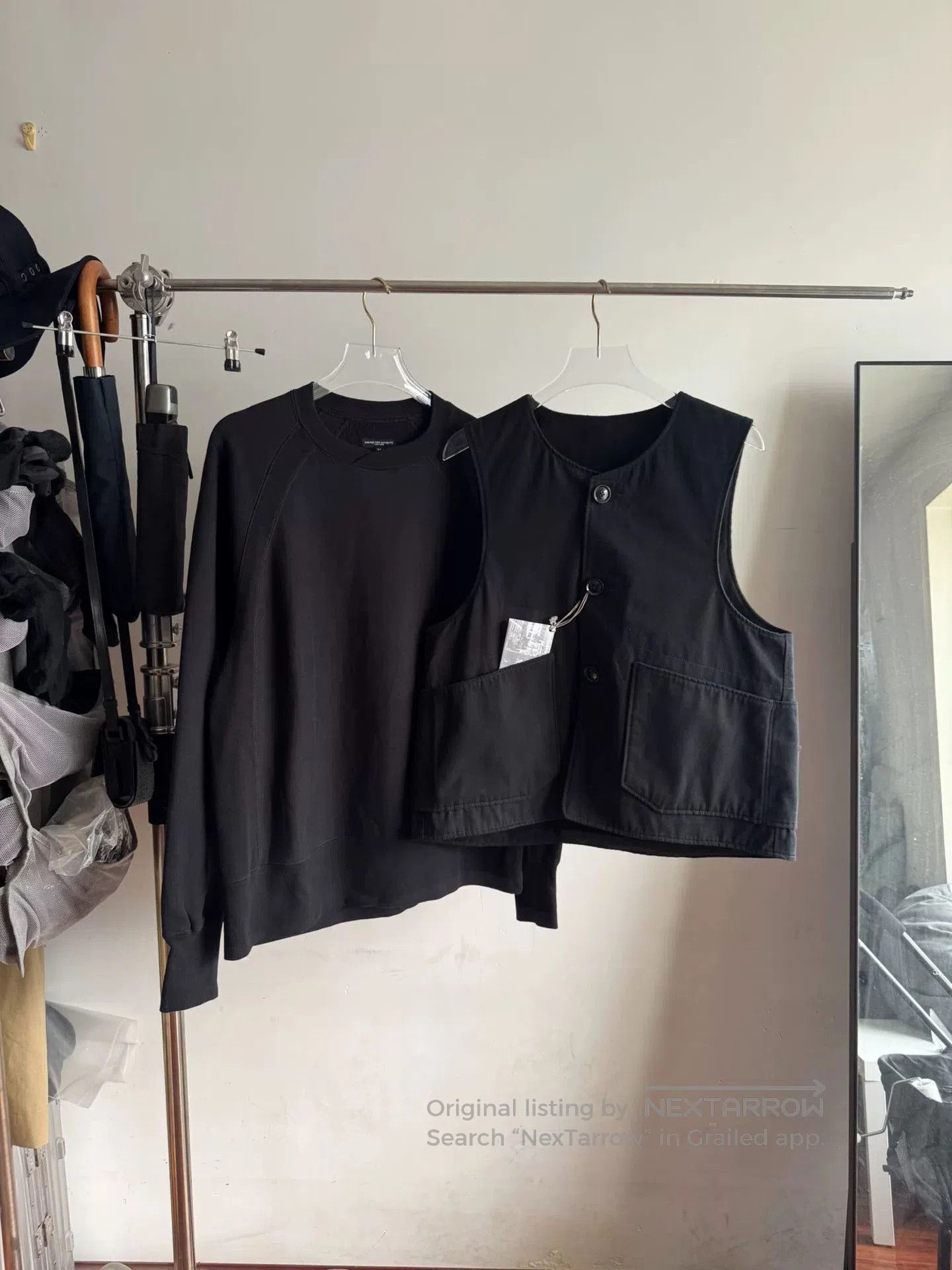 Engineered Garments Engineered Garments Black Vest Hoodie. Size US M / EU 48-50 / 2 - 3 Thumbnail