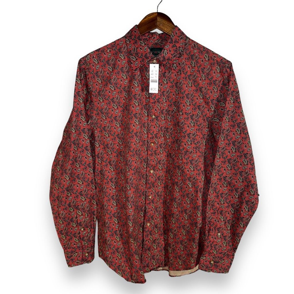 Other NWT J. Crew Red Paisley Button Up Up Work Shirt Size S Size US S / EU 44-46 / 1 - 1 Thumbnail