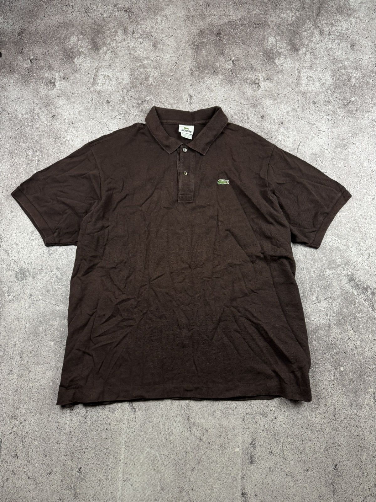Lacoste 🇫🇷 Vintage Lacoste Y2K polo t-shirt made in France retro rare Size US XXL / EU 58 / 5 - 1 Thumbnail