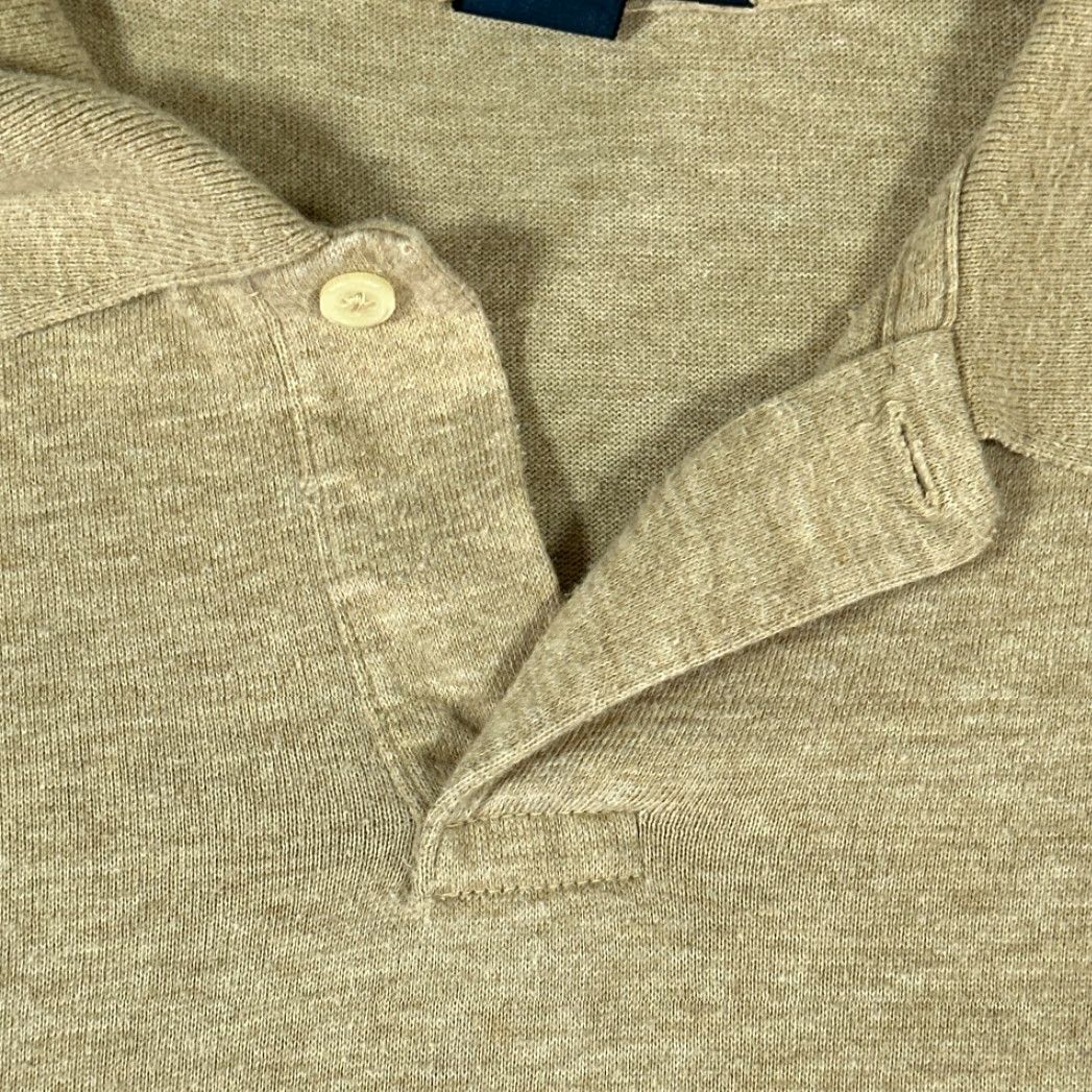 Polo Ralph Lauren VINTAGE Polo Ralph Lauren Shirt Adult LARGE Brown Long Sleeve 90s Polo by Ralph Lauren tag Full / Small Pony / 25 Chest Size US L / EU 52-54 / 3 - 6 Thumbnail