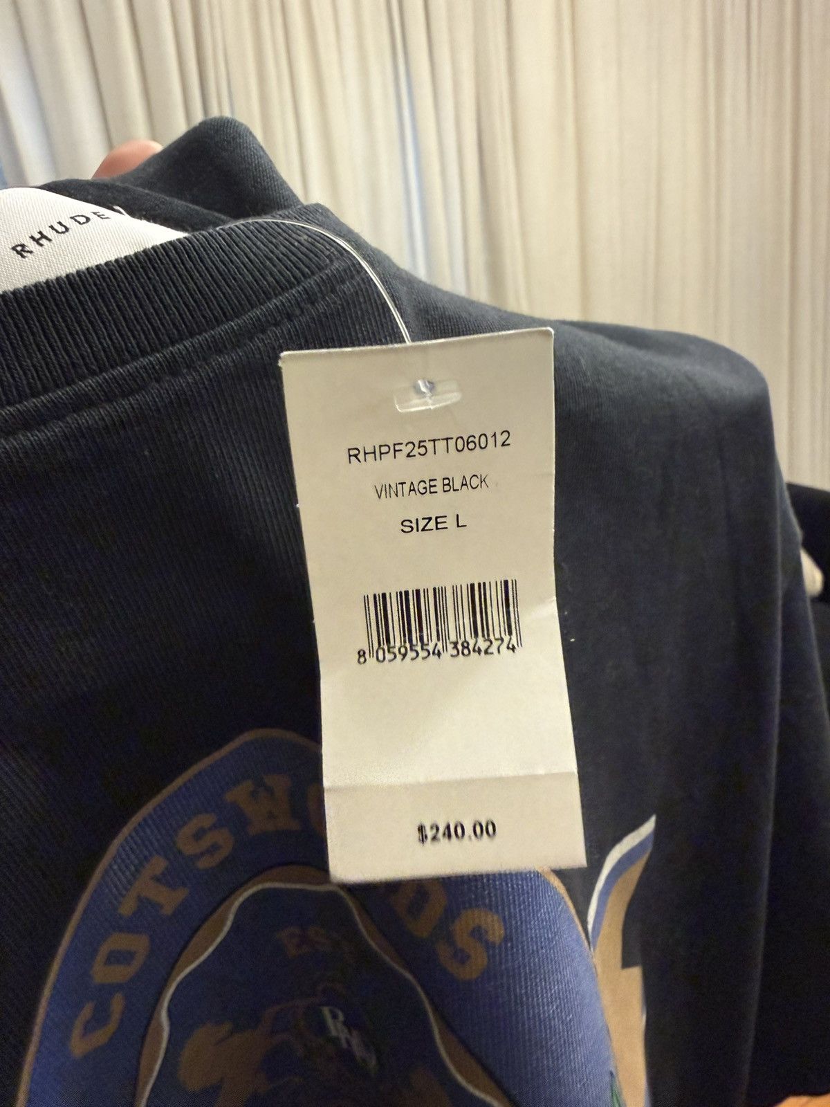 Rhude RHUDE COTSWOLDS CREST TEE SIZE LARGE Size US L / EU 52-54 / 3 - 6 Thumbnail