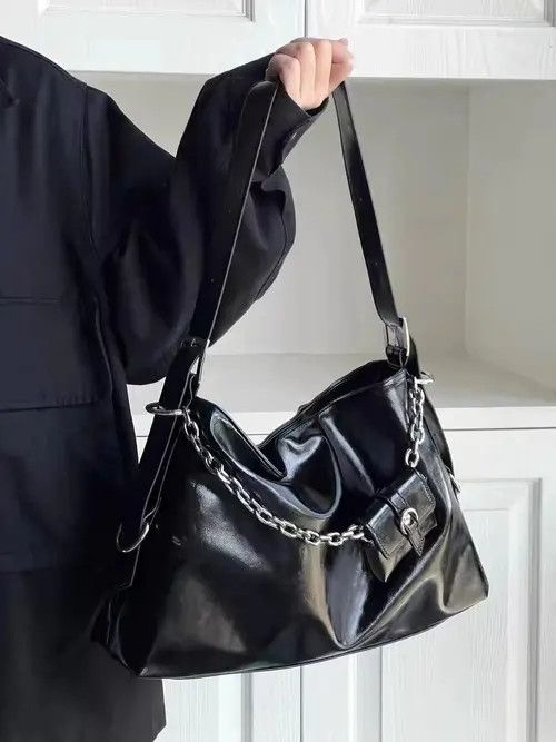 Japanese Brand Bag Black large capacity shoulder bag Size ONE SIZE - 1 Thumbnail