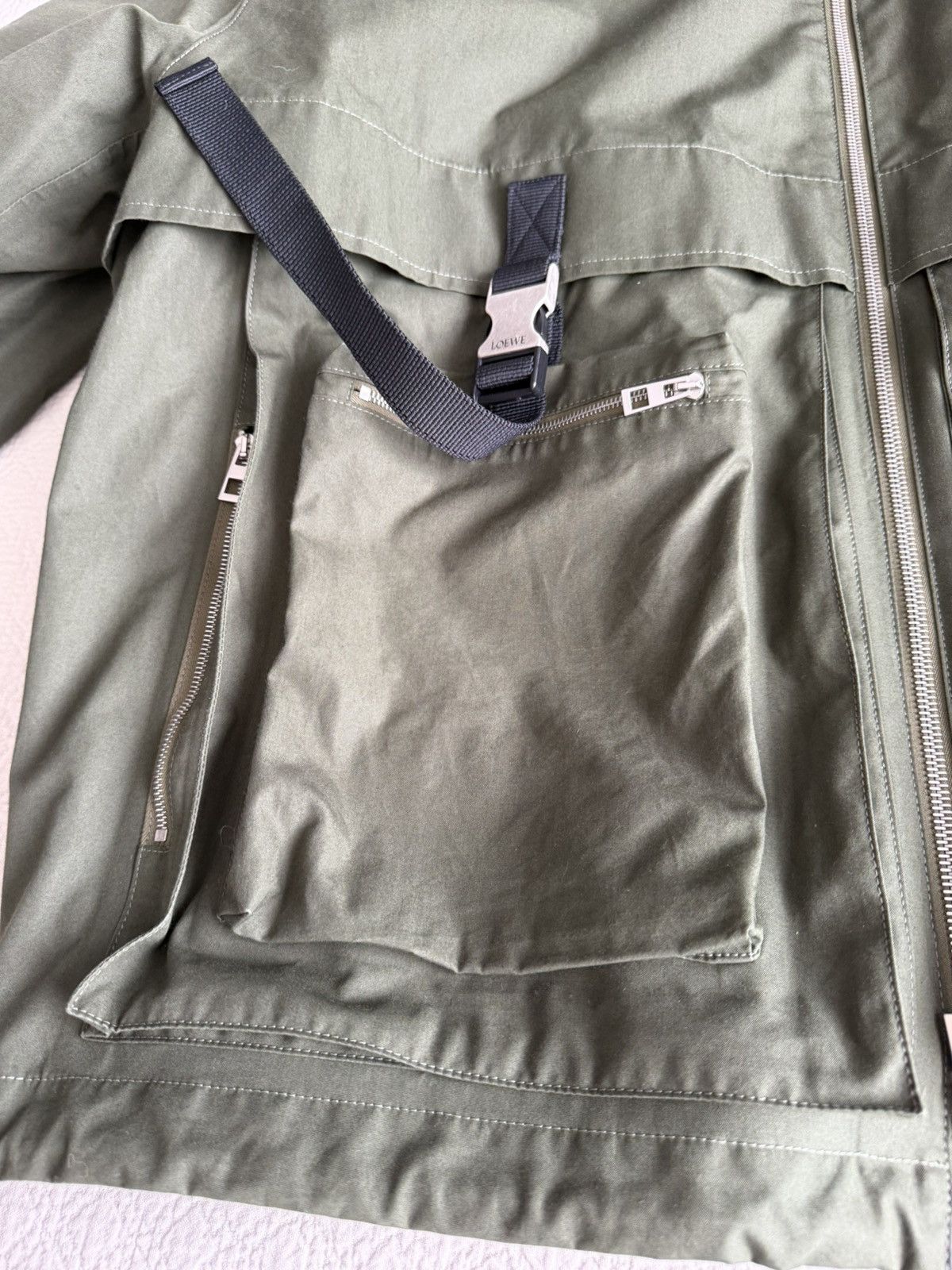 Loewe Loewe Adjustable-Buckled Padded-Liner Cotton Jacket Size US M / EU 48-50 / 2 - 8 Thumbnail
