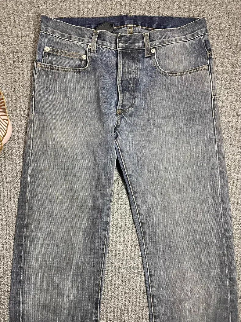 Dior Dior Blue Gradient Washed Ripped Distressed Denim Jeans Size US 28 / EU 44 - 2 Thumbnail