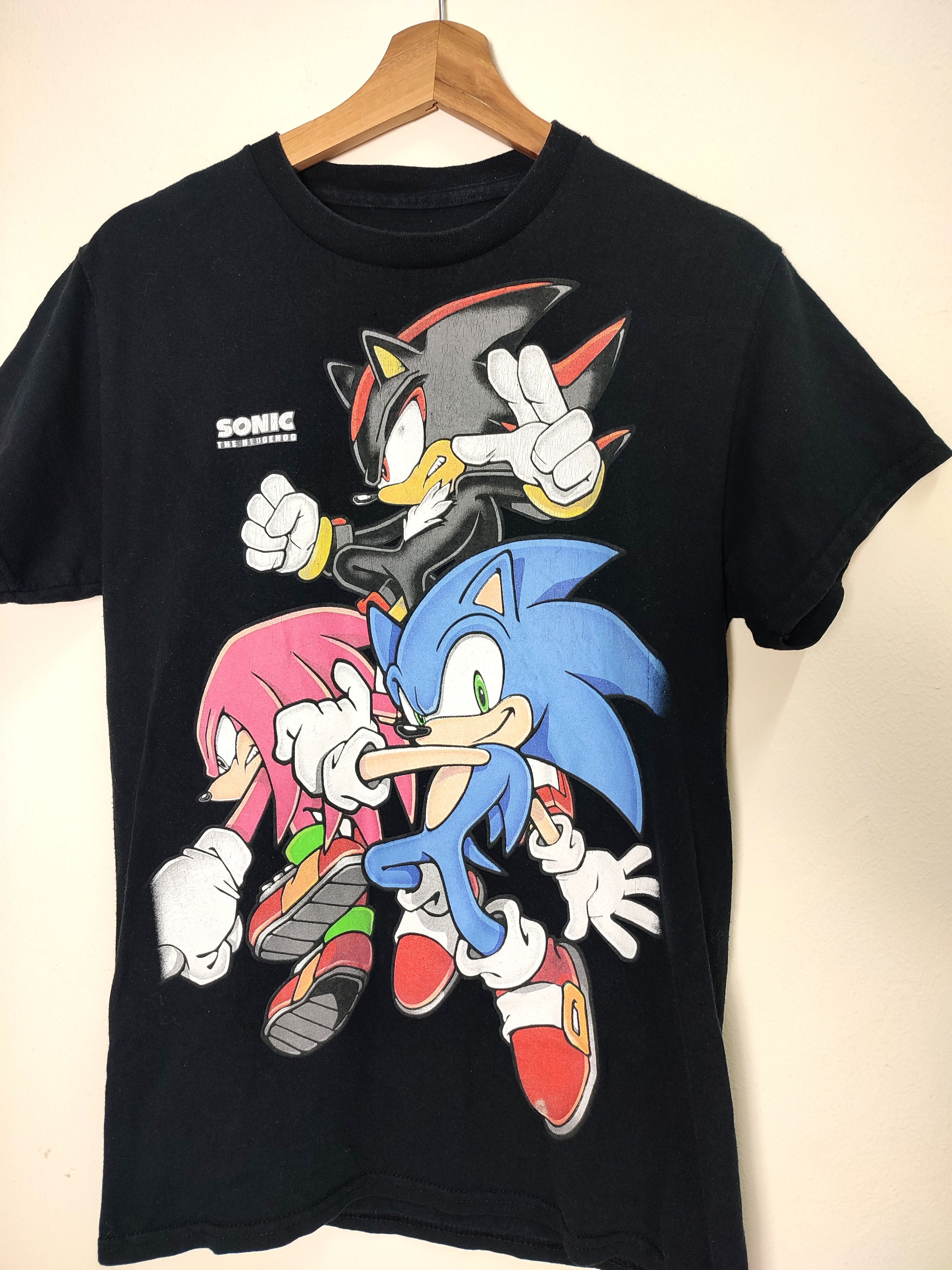 The Game Vintage Features Sonic, Shadow,Knuckles Graphic Tees Size US S / EU 44-46 / 1 - 2 Thumbnail