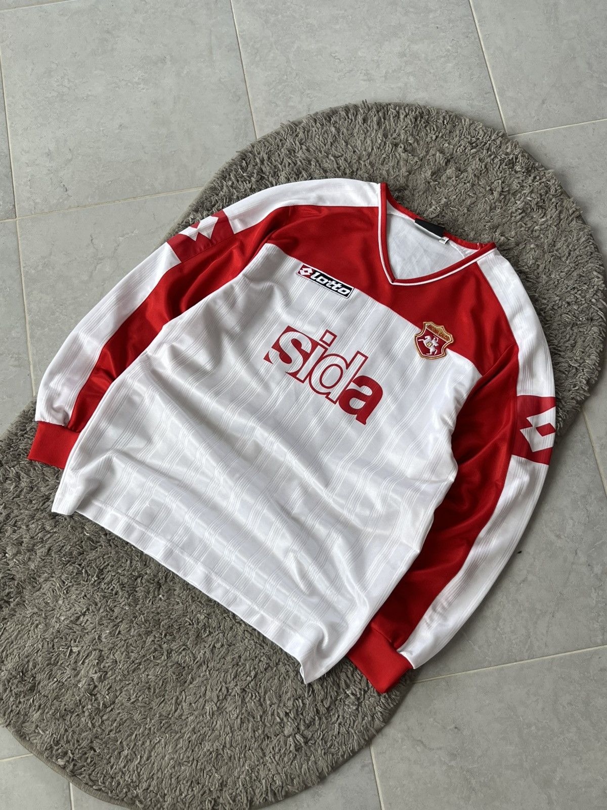 Lotto Sport Vintage Soccer Jersey Ancona Calcio Football team Size US M / EU 48-50 / 2 - 2 Thumbnail