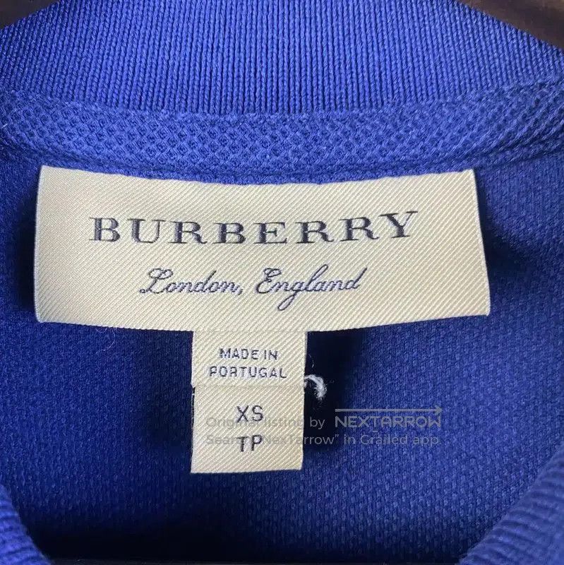 Burberry Burberry Summer Blue Cotton Embroidered Polo. Size US XS / EU 42 / 0 - 4 Thumbnail