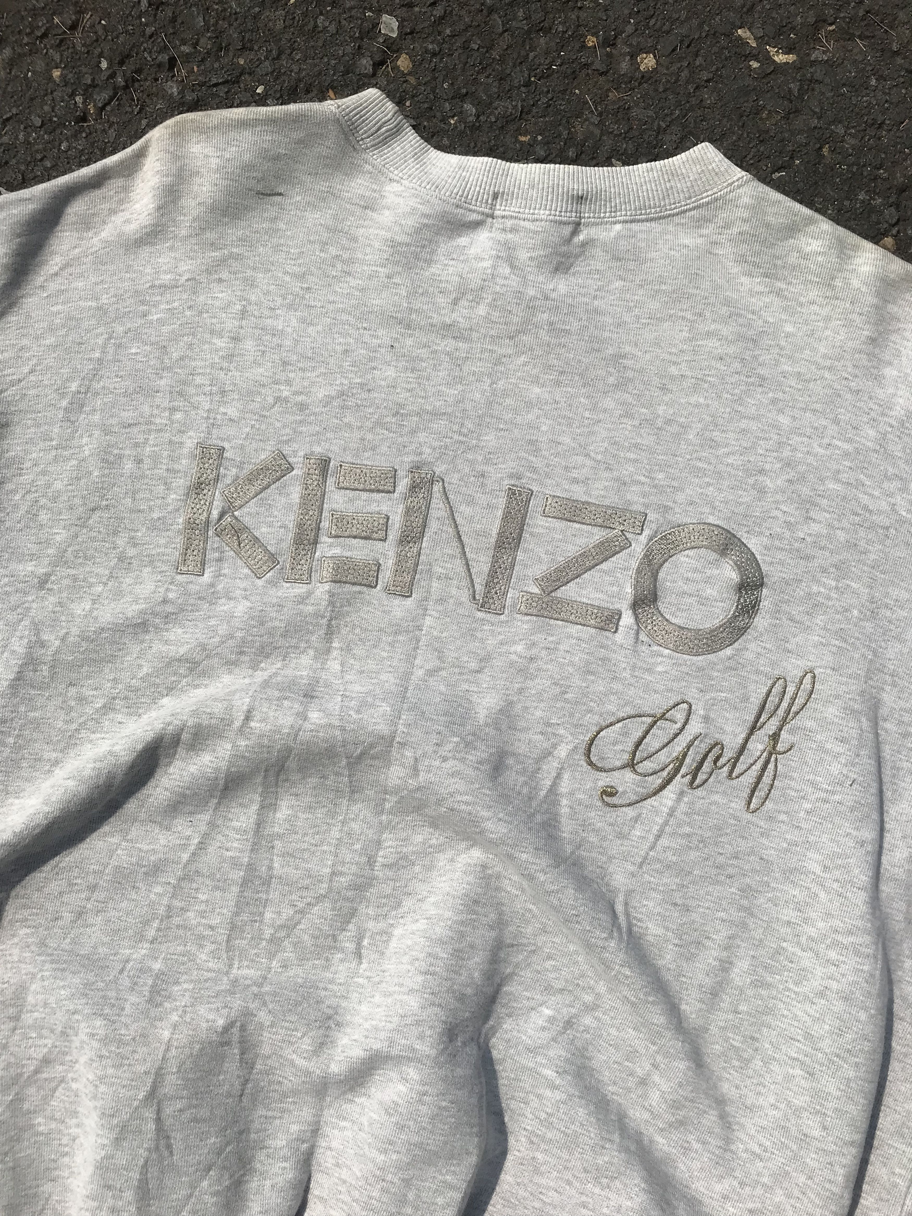 Designer × Kenzo × Vintage Vtg kenzo golf sweatshirt Size US XL / EU 56 / 4 - 2 Thumbnail