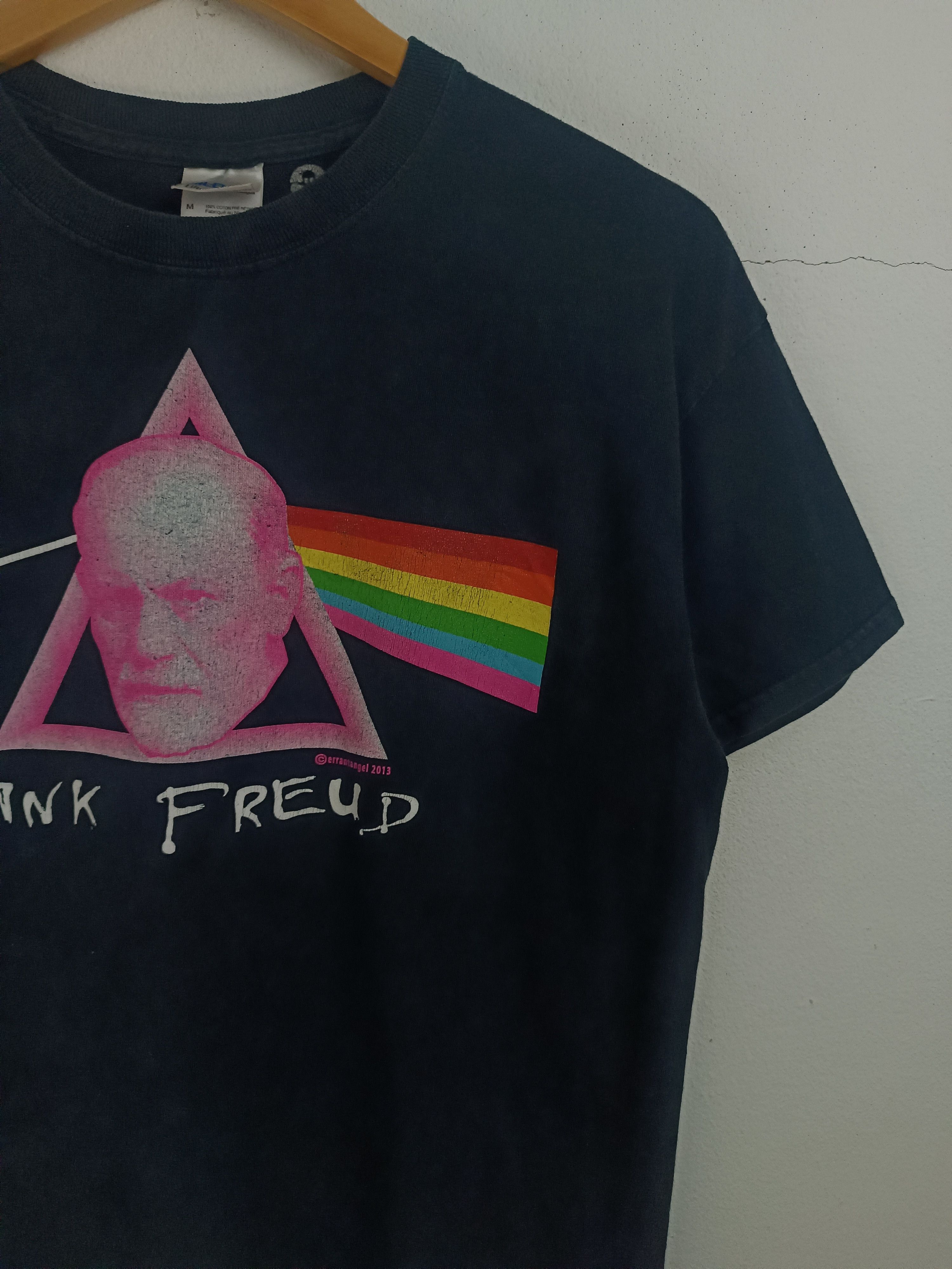 Band Tees VINTAGE 2013 PINK FREUD PINK FLOYD PARODY WALT WHITMAN Size US M / EU 48-50 / 2 - 6 Thumbnail