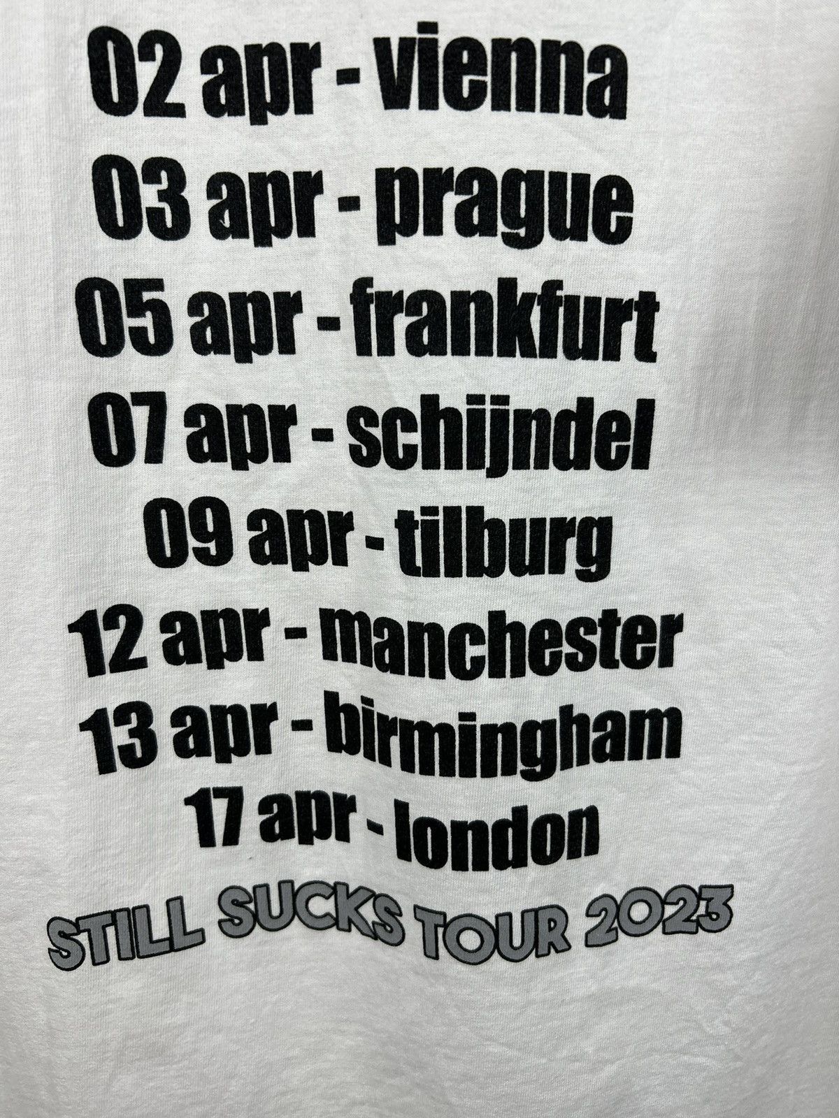 Band Tees Limp Bizkit Still Sucks Tour 2023 T shirt Rare Size US M / EU 48-50 / 2 - 19 Thumbnail
