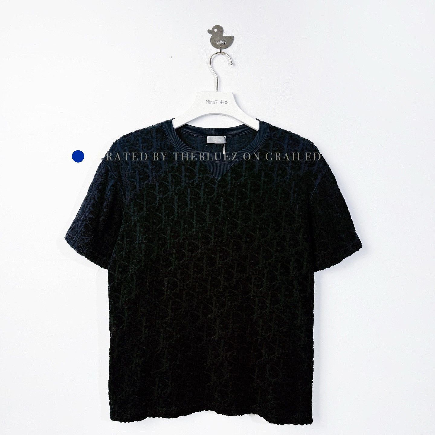 Dior Black Oblique Jacquard T-Shirt, Size S Size US S / EU 44-46 / 1 - 1 Thumbnail
