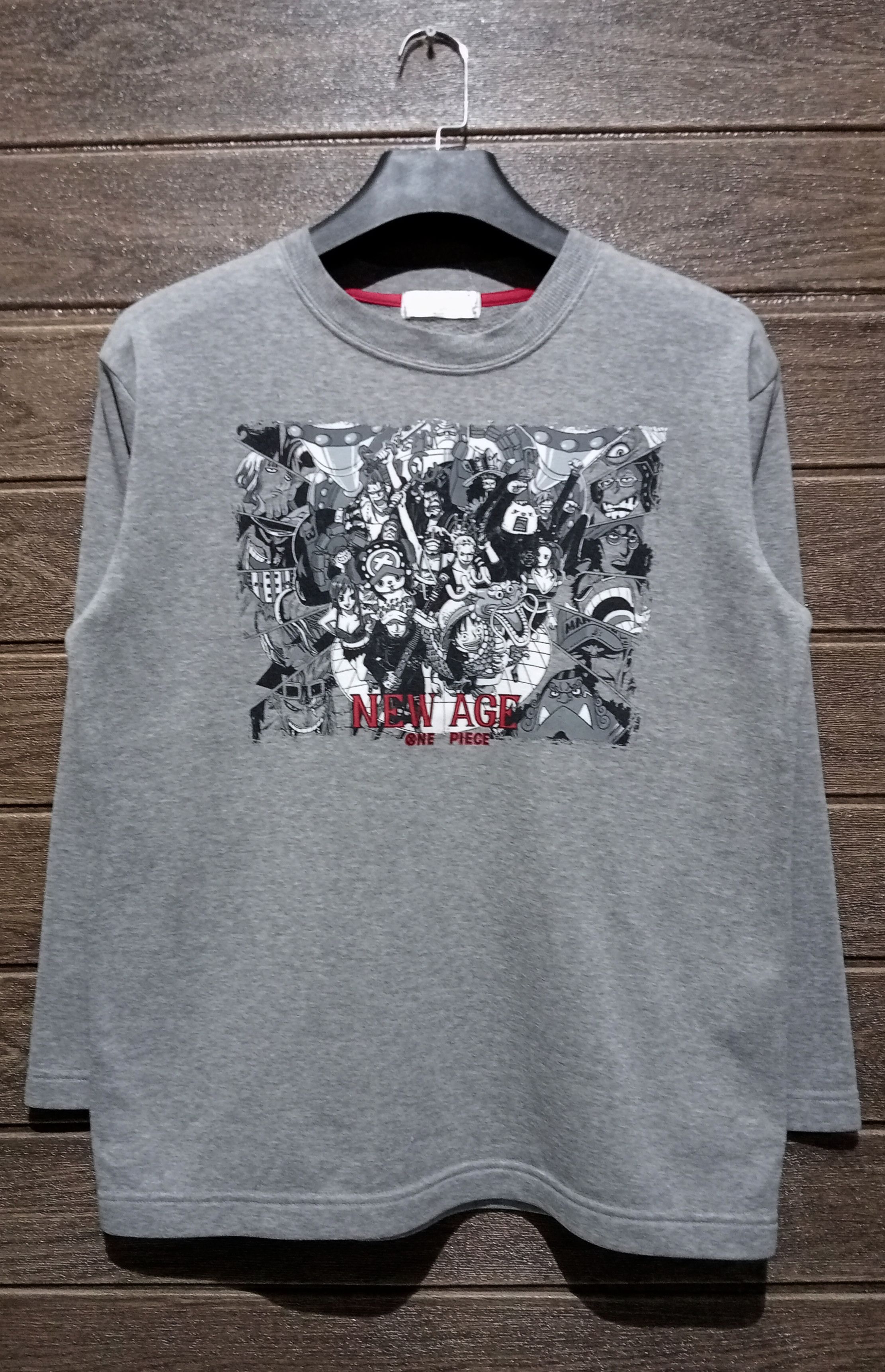 Anime Vintage Anime One Piece New Age Sweatshirt Size US M / EU 48-50 / 2 - 1 Thumbnail