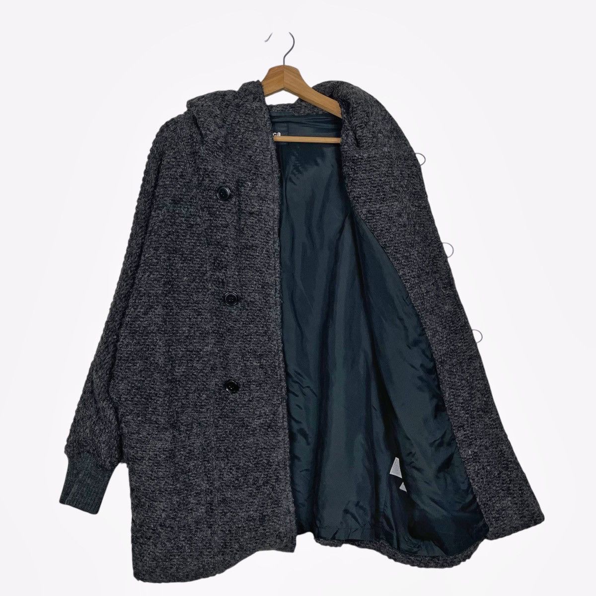 Zucca Zucca Hooded Black Jacket Size US M / EU 48-50 / 2 - 10 Thumbnail