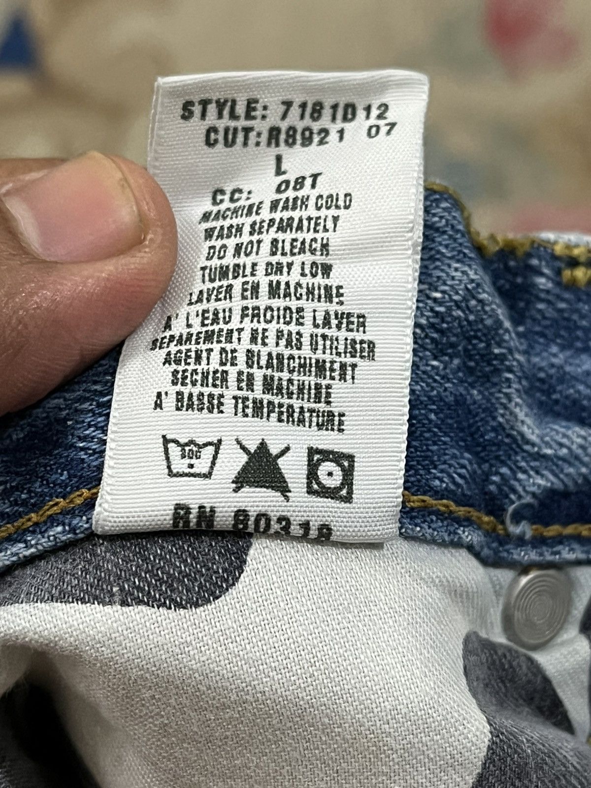 Lucky Brand Vintage Lucky Brand Baggy Bootleg Denim Size US 34 / EU 50 - 11 Thumbnail