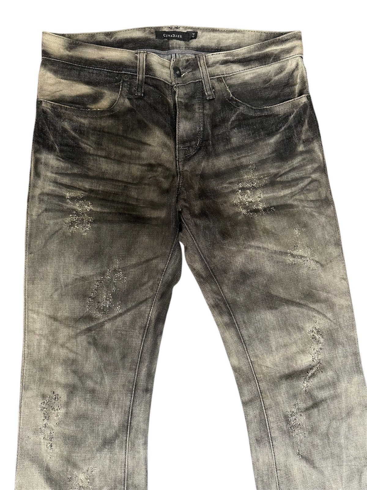 CIVARIZE Japanese Brand Civarizie Distressed Flare Denim Size US 31 - 3 Thumbnail