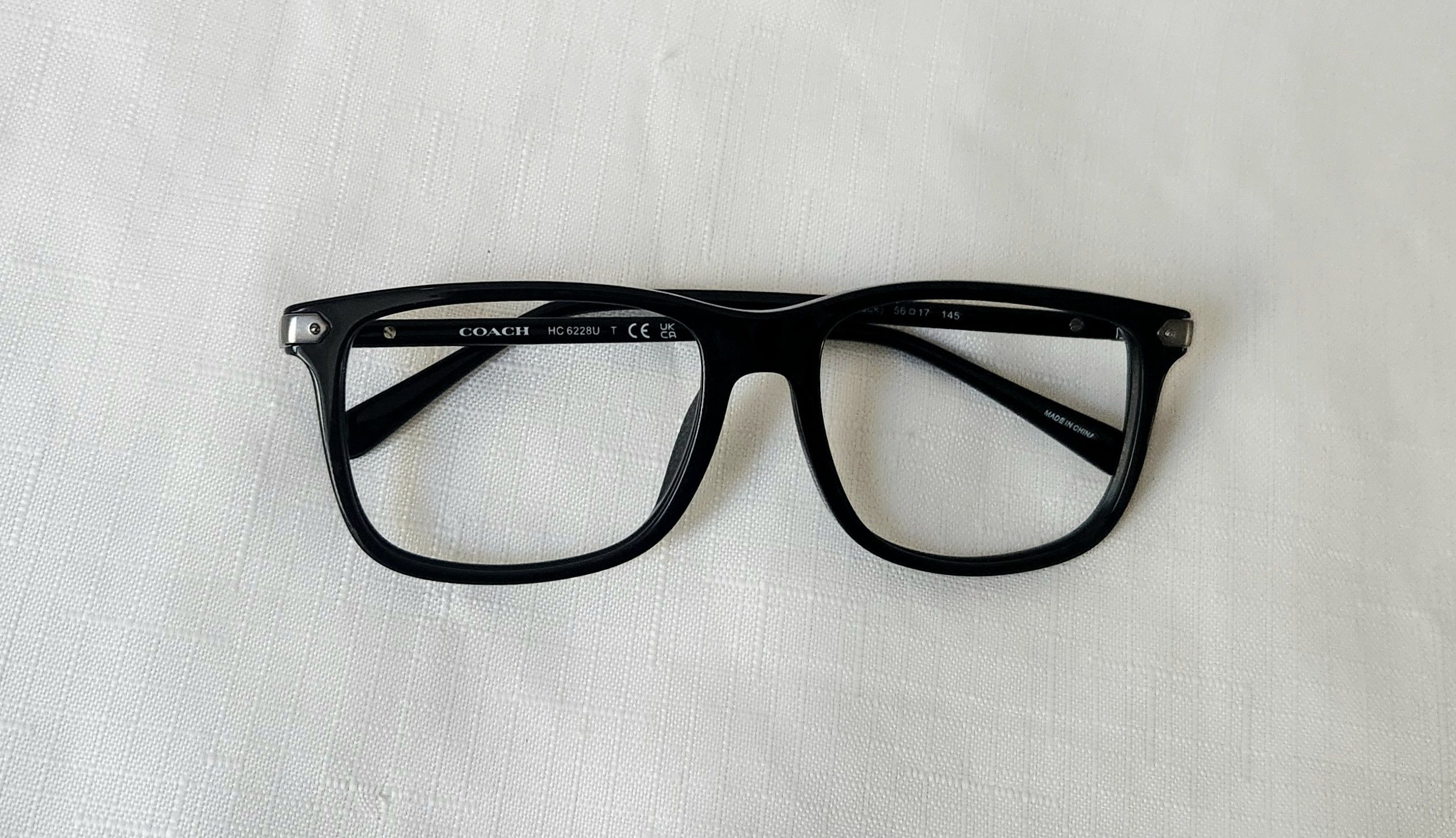 Coach Coach Eyeglasses HC 6228U 5002 eyeglasses Black Frame only Size ONE SIZE - 5 Thumbnail