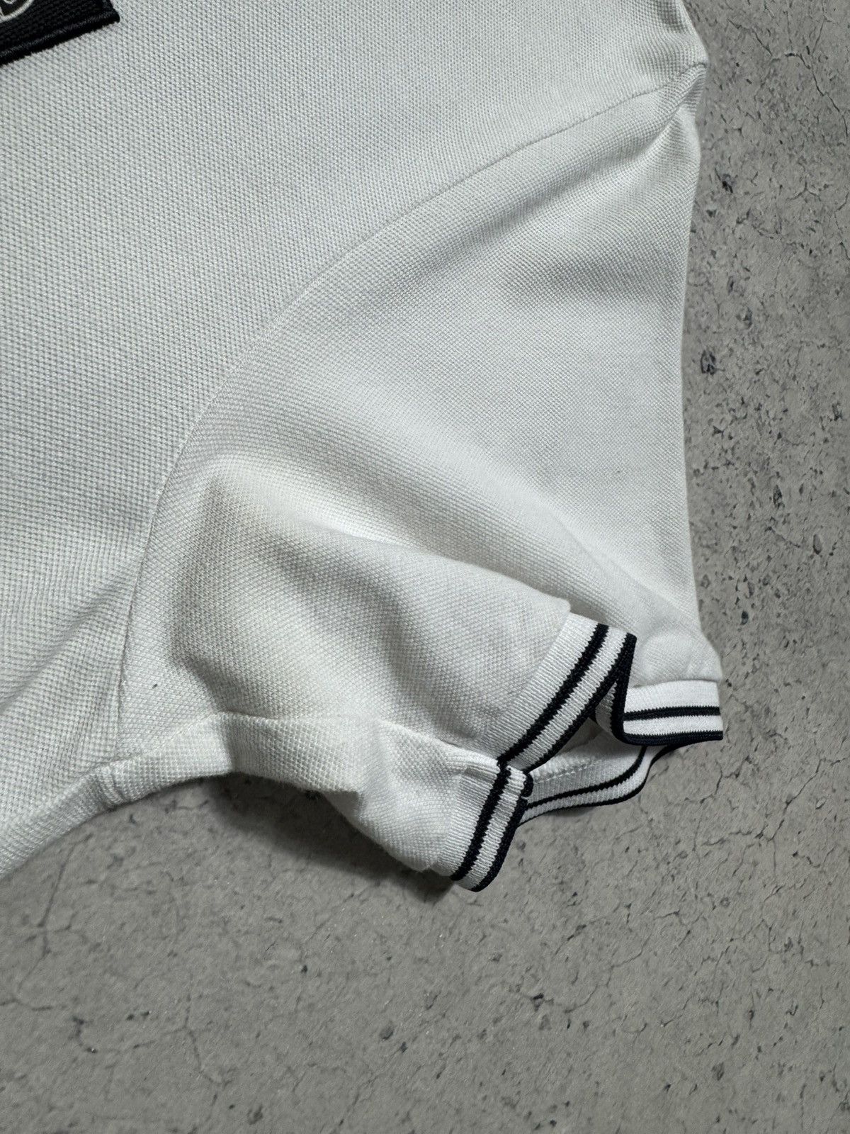 Stone Island Stone Island Junior Patch Program White Luxury Polo Shirt Size US XS / EU 42 / 0 - 11 Thumbnail