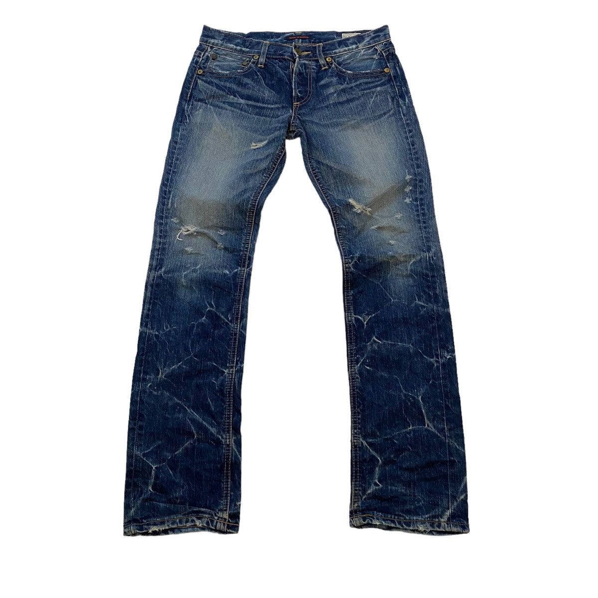 image of If Six Was Nine Et By Blue Way Company Nice Design Jeans in Blue Denim, Men's (Size 31)