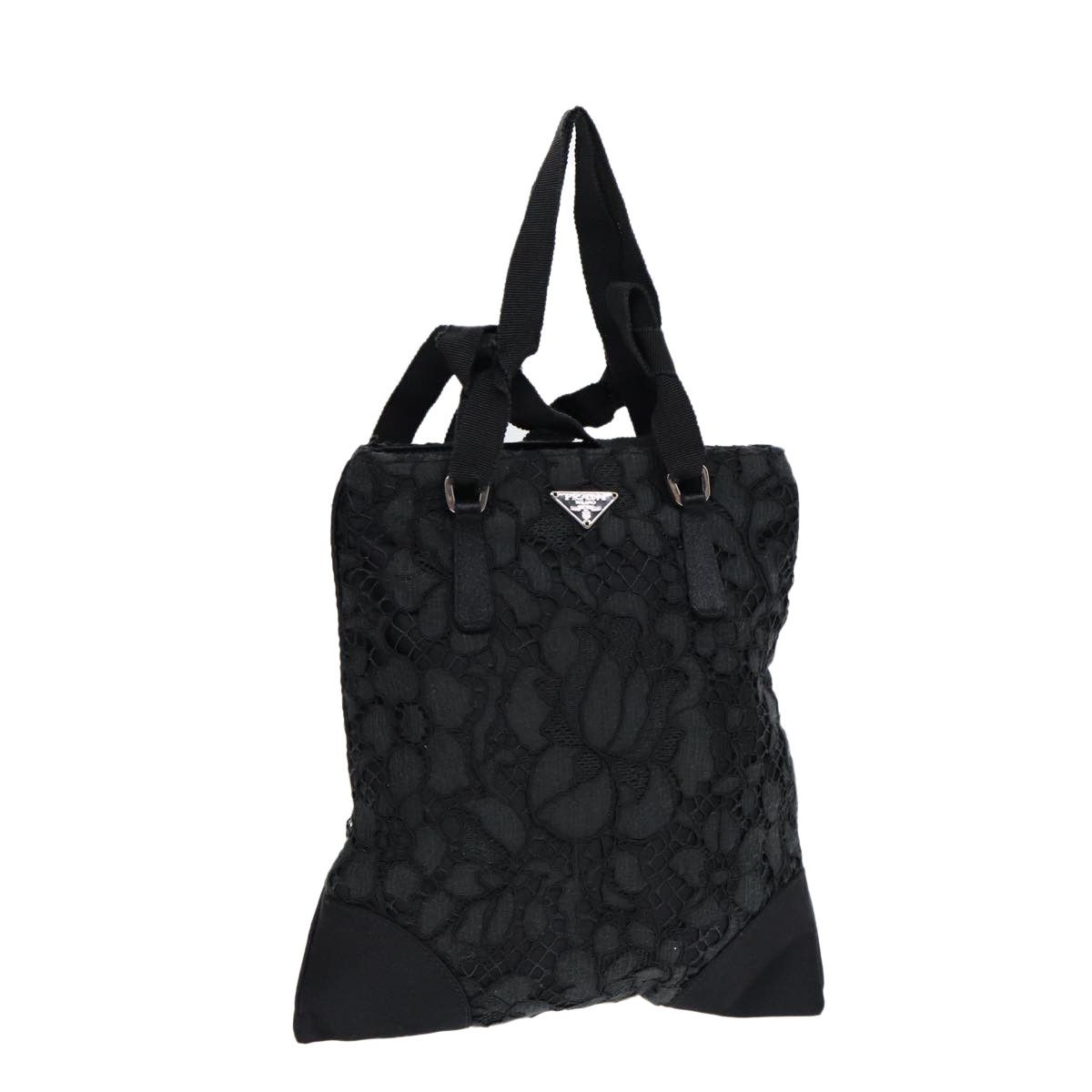Prada Tessuto Black Silk Handbag (Pre-Owned) Size ONE SIZE - 1 Thumbnail