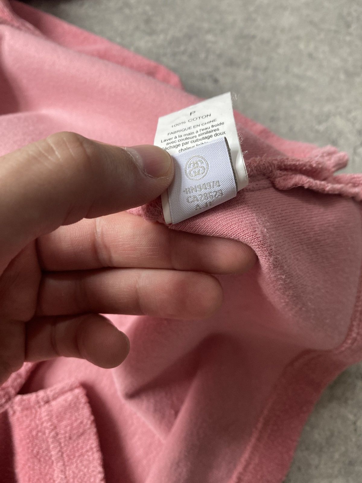 Stussy Stussy Towel Pink Zip Up Polo Tee T-Shirt Size US M / EU 48-50 / 2 - 9 Thumbnail
