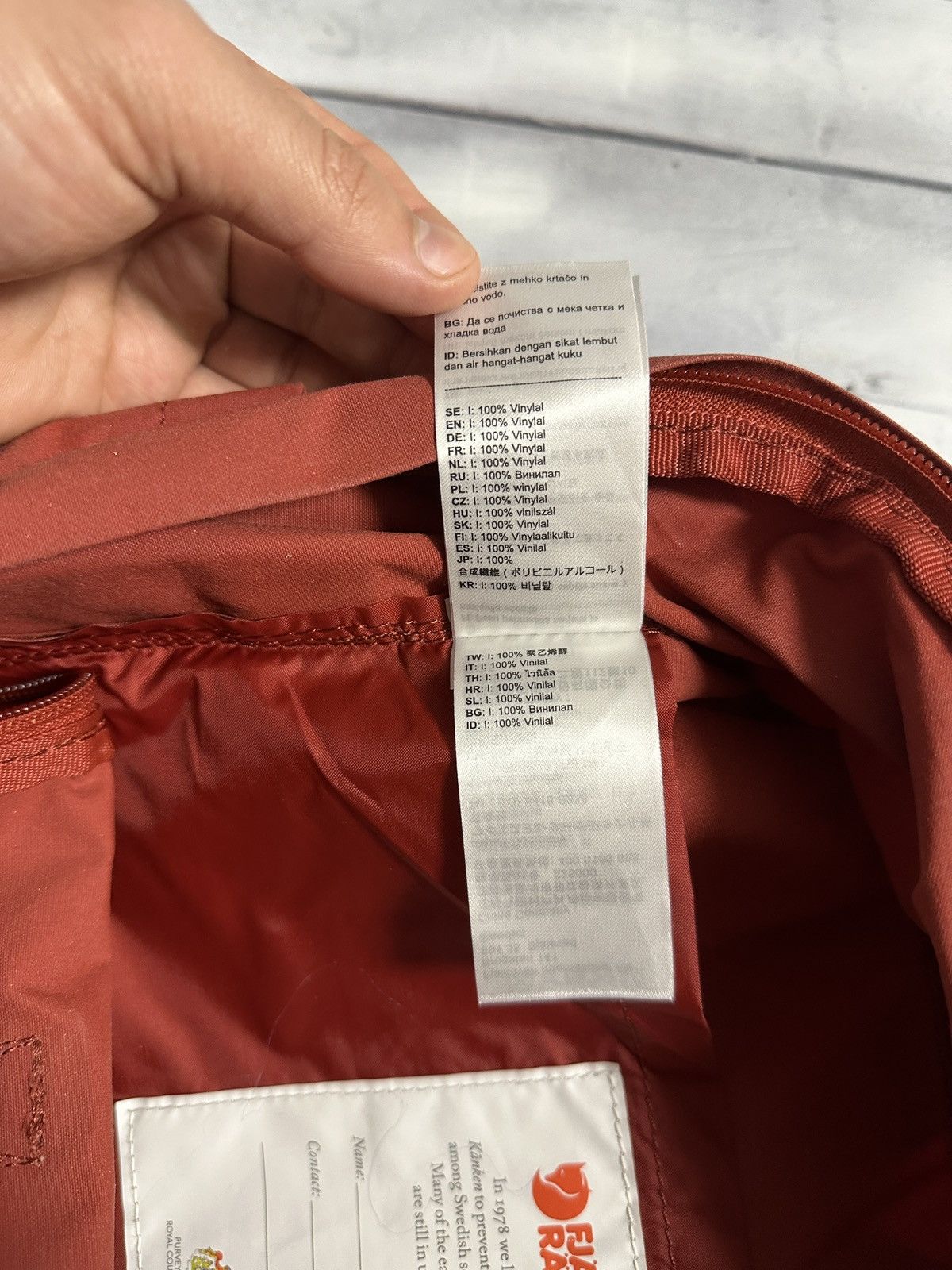 Fjallraven Rare Fjallraven 23510 Kanken Bag Washed Y2K outdoor Size ONE SIZE - 18 Thumbnail