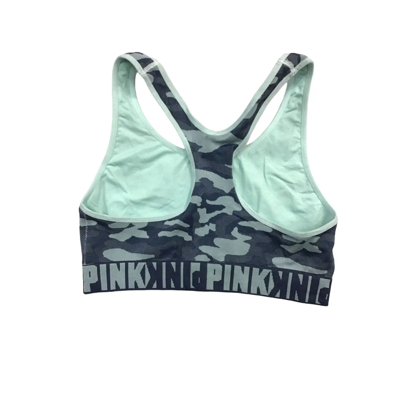 Pinko PINK Sports Bra Camouflage Women Large Blue Activewear Bra, Women’s, PINK, Camouflage, Sports Bra, Large, Blue, Activewear, New With Tags Size ONE SIZE - 2 Thumbnail