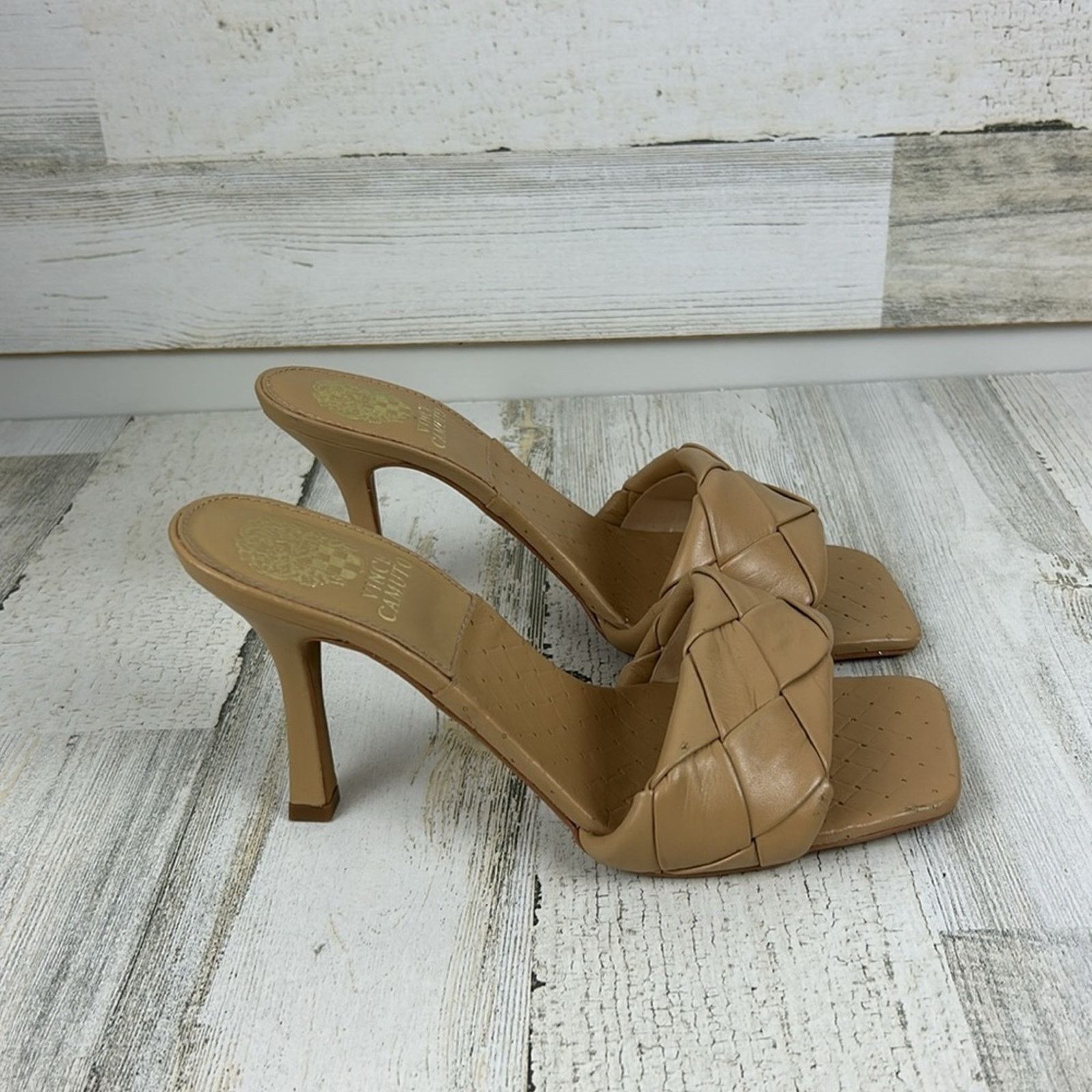 Vince Camuto Vince Camuto Brelanie womens 7 1/2M braided leather sandal Size US 7.5 / IT 37.5 - 6 Thumbnail